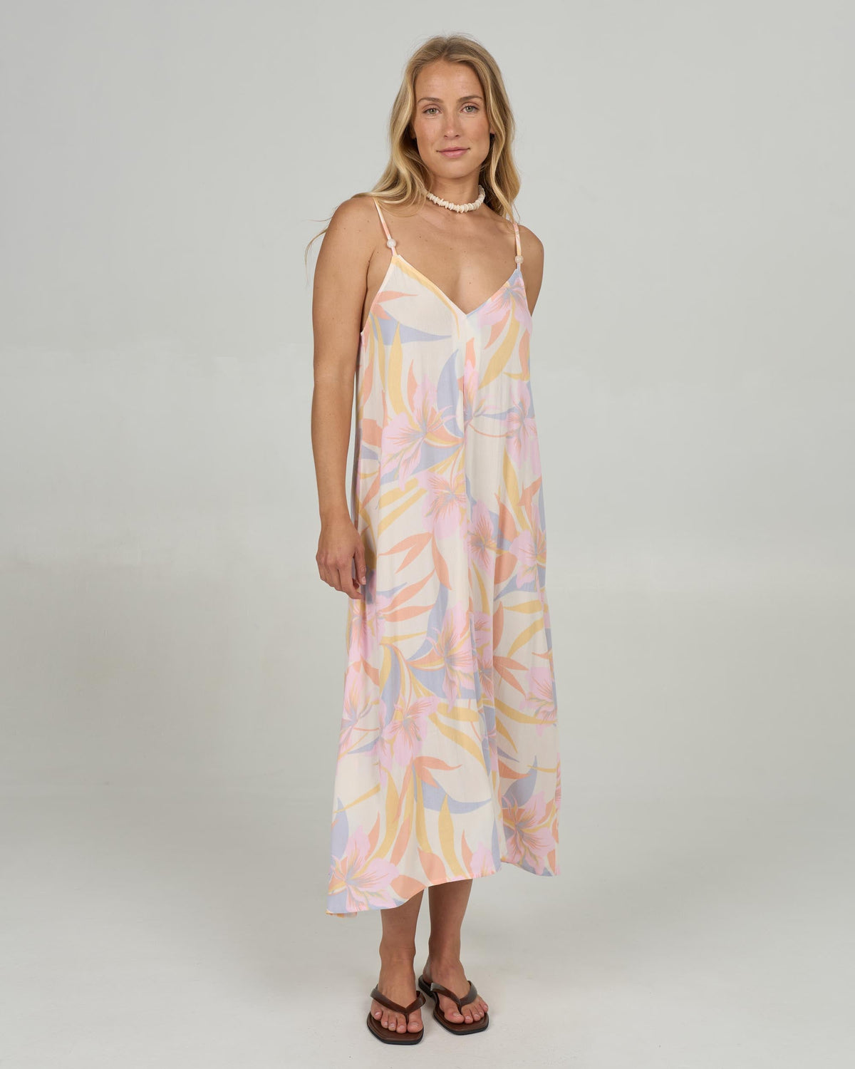 Salty Crew DREAMLAND MIDI DRESS - Off White