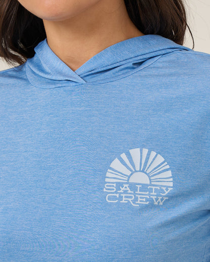 Salty Crew SUNSHINE HOODED SUNSHIRT - Ash Blue