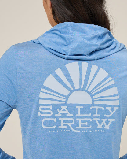 Salty Crew SUNSHINE HOODED SUNSHIRT - Ash Blue