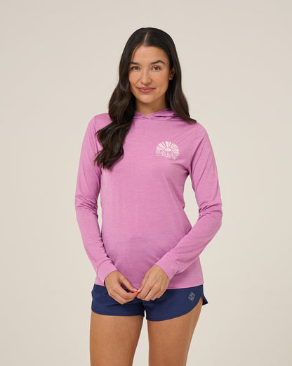 Salty Crew SUNSHINE HOODED SUNSHIRT - Violet