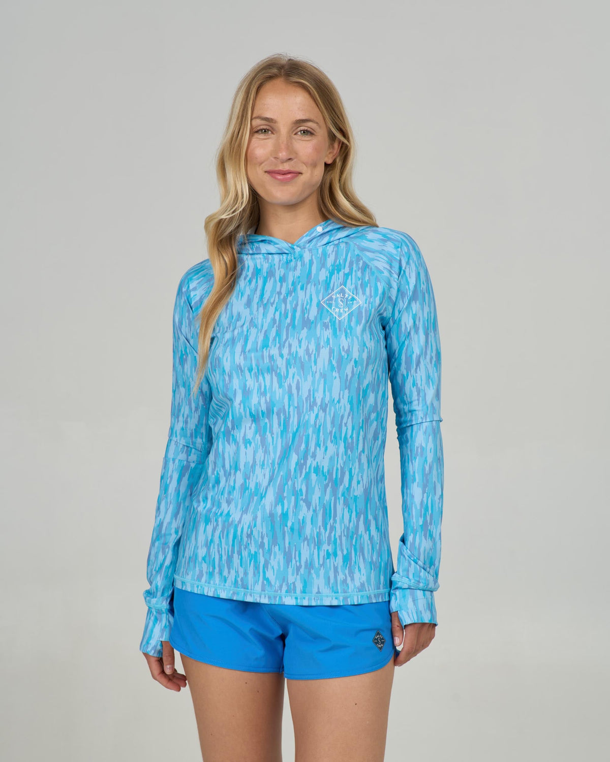 Salty Crew APEX SUNSHIRT - Pool Blue
