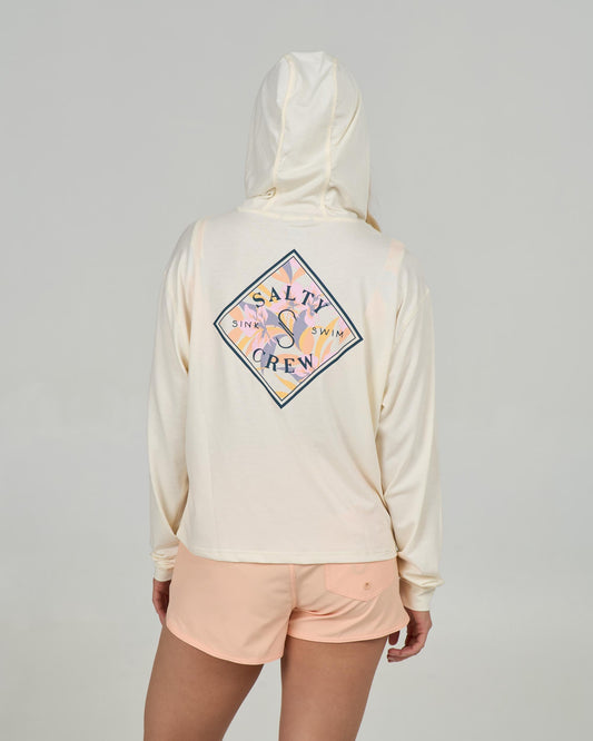 Salty Crew TIPPET FILL TECH HOODY - Off White