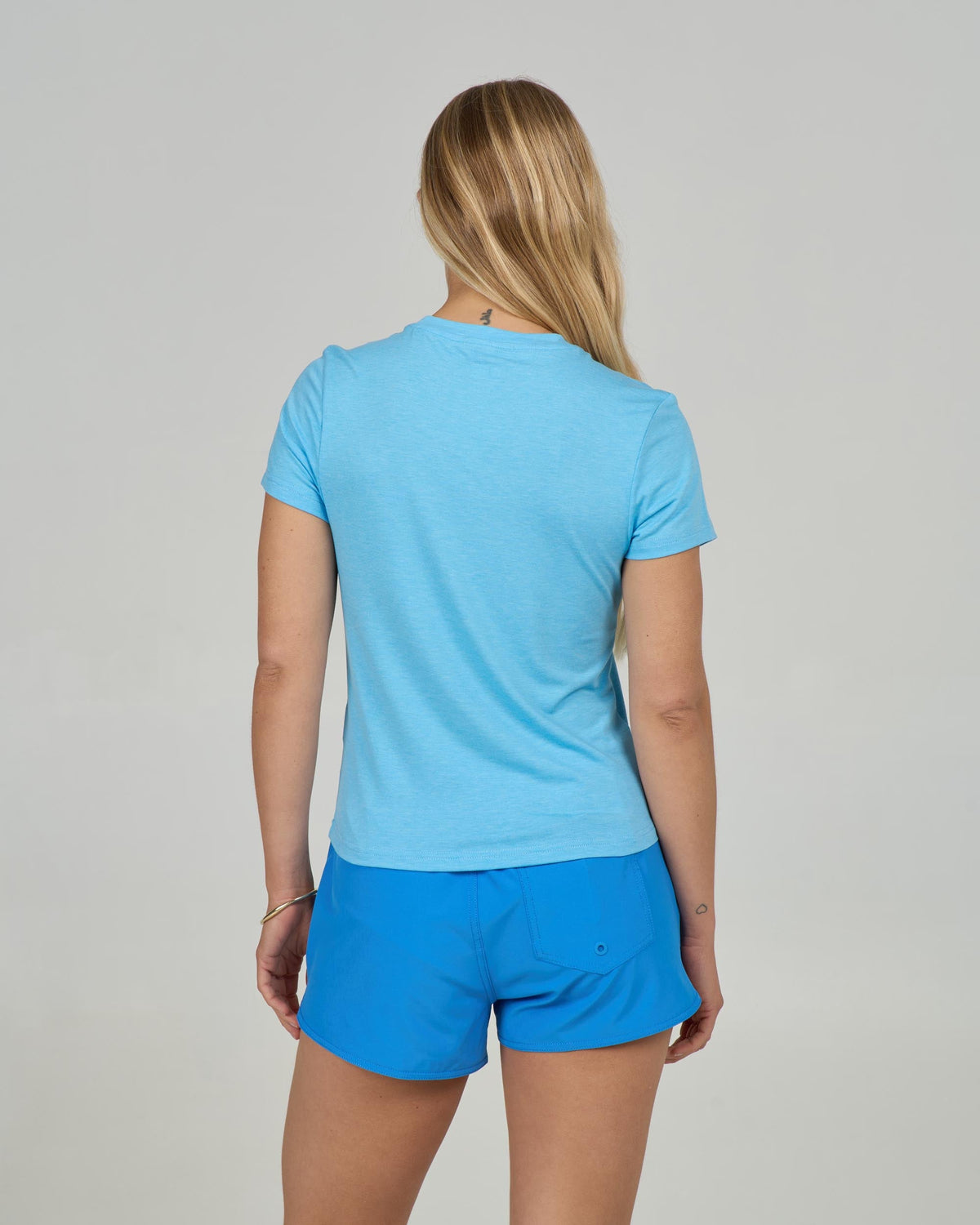 Salty Crew ALPHA TECH TEE - Pool Blue