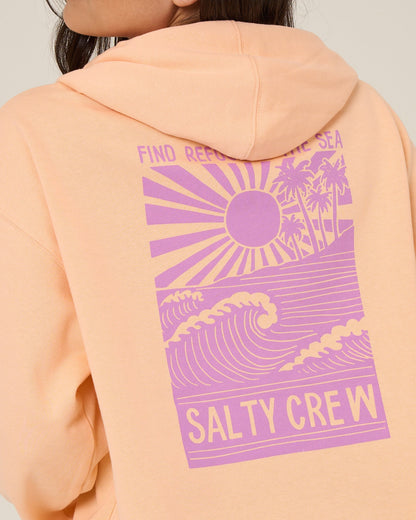 Salty Crew RISE AND SMILE HOODIE - Apricot