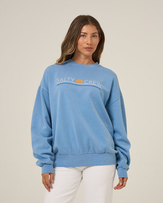 Salty Crew HORIZON CREW - Ash Blue