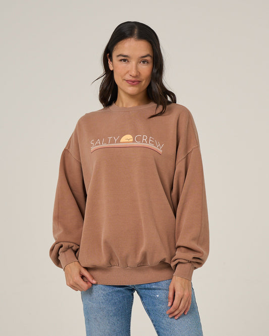 Salty Crew HORIZON CREW - Mocha