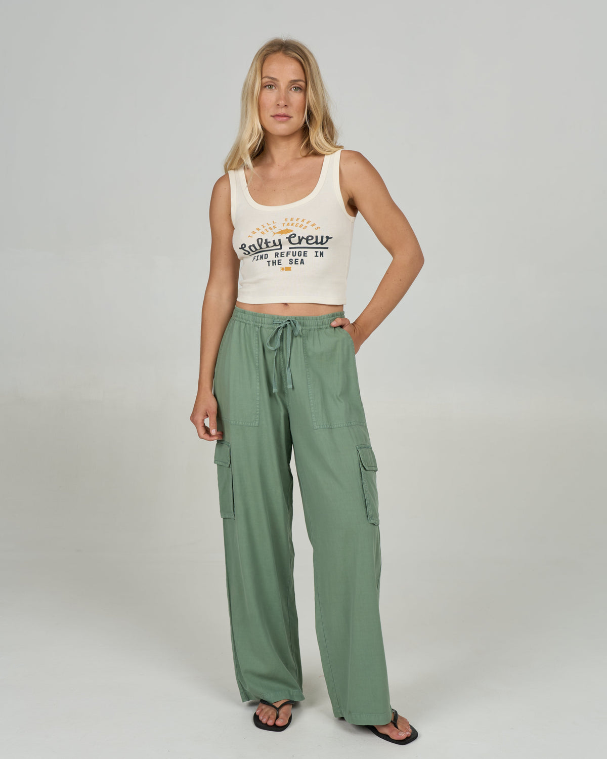 Salty Crew DRIFTWOOD PANT - Green Bay