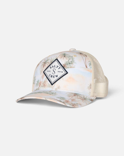 Salty Crew SEALINE RETRO TRUCKER - WHITE