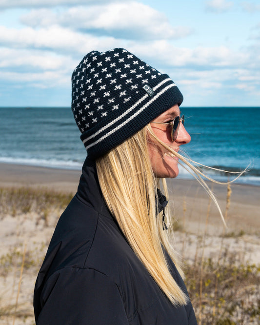 Salty Crew STARLIGHT BEANIE - Dark Navy