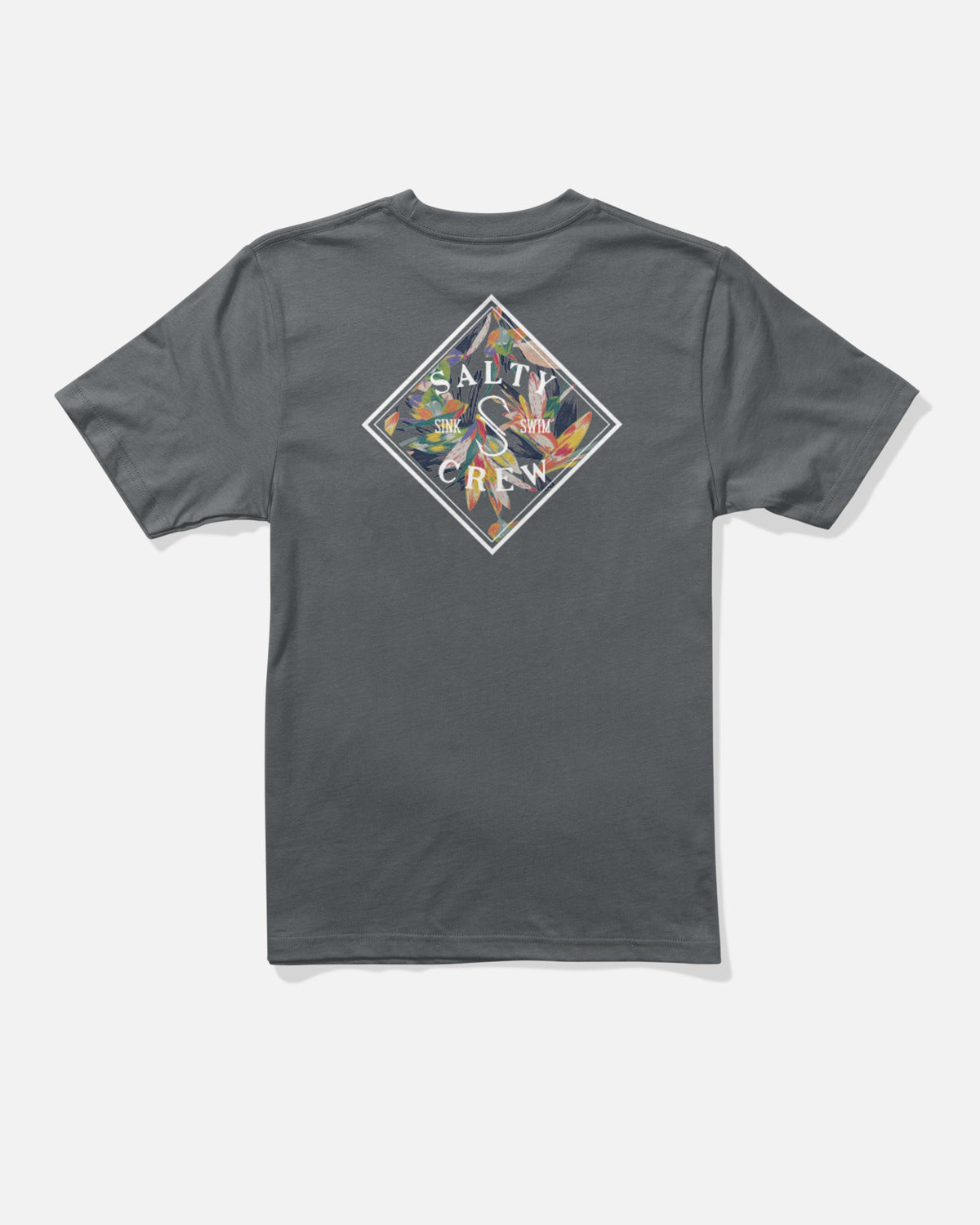 Salty Crew TIPPET FILL BOYS SS TEE - Charcoal
