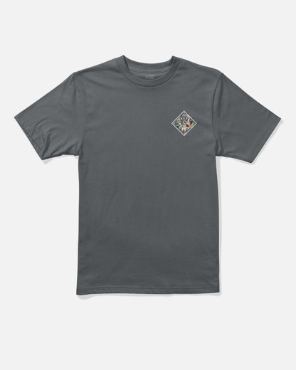 Salty Crew TIPPET FILL BOYS SS TEE - Charcoal