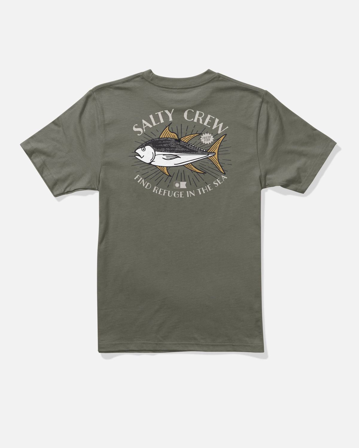 Salty Crew OMAKASE BOYS SS TEE - Dusty Olive