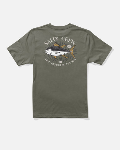 Salty Crew OMAKASE BOYS SS TEE - Dusty Olive