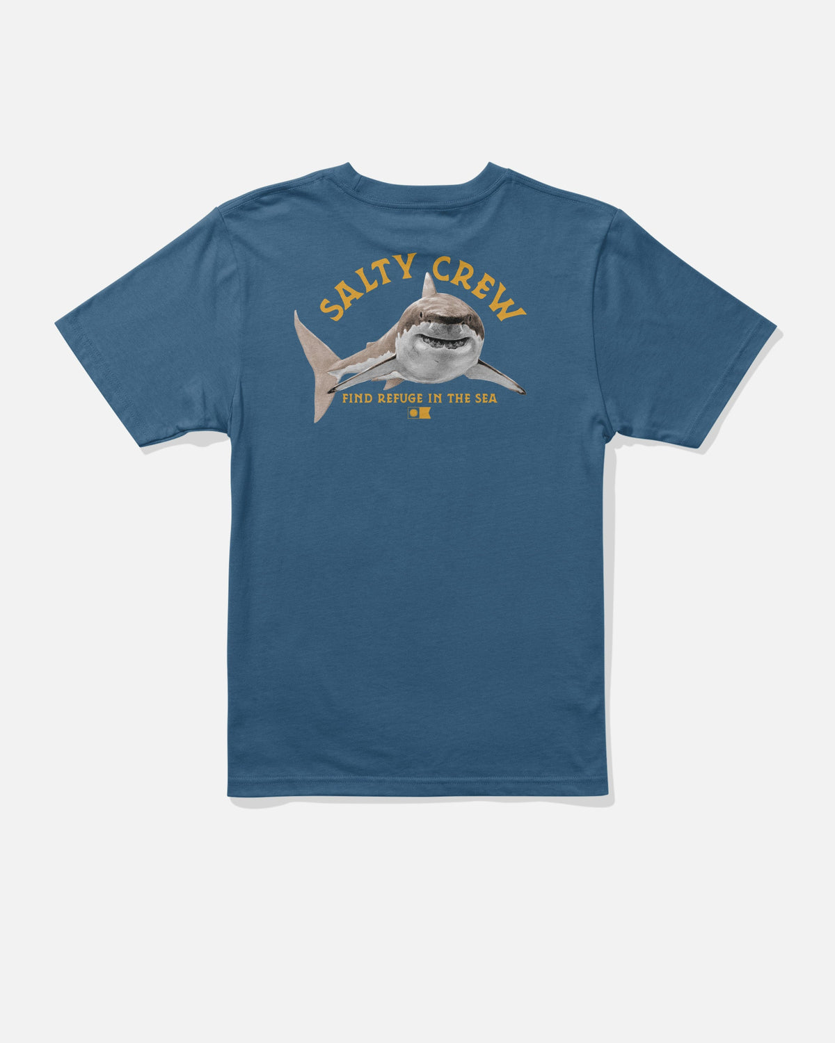 Salty Crew LURKING BOYS SS TEE - Cast Blue