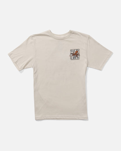 Salty Crew INK SLINGER BOYS SS TEE - Bone