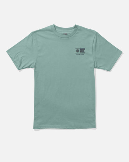 Salty Crew FLAGSHIP BOYS SS TEE - Mackerel