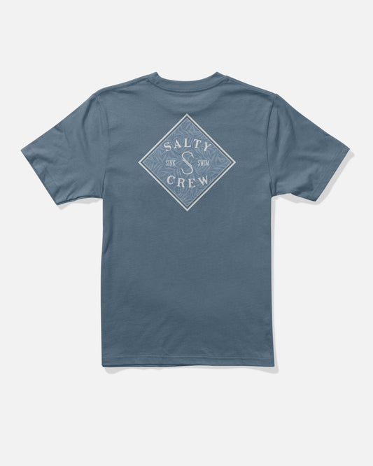 Salty Crew TIPPET FILL BOYS SS TEE - Slate