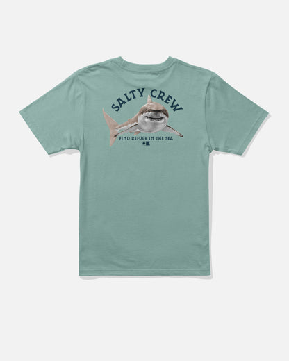 Salty Crew LURKING BOYS SS TEE - Mackerel