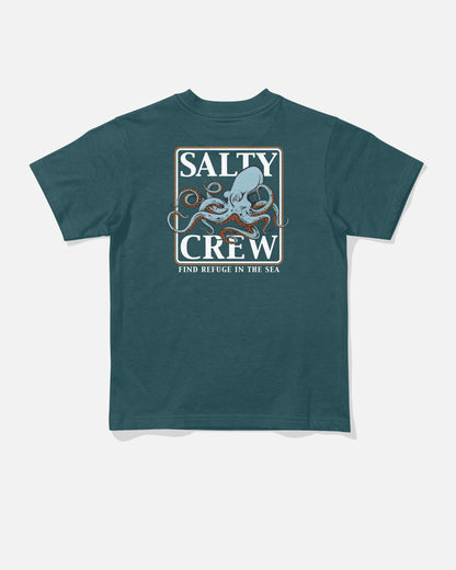 Salty Crew INK SLINGER TODDLER SS TEE - Atlantic Blue