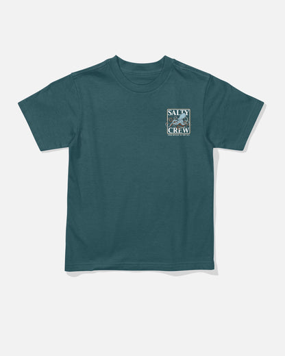 Salty Crew INK SLINGER TODDLER SS TEE - Atlantic Blue