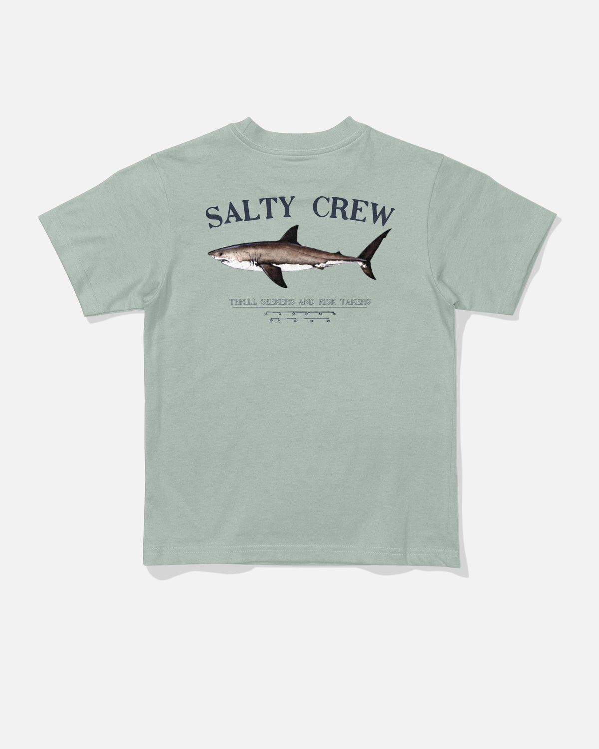 Salty Crew BRUCE TODDLER SS TEE - Aqua Grey