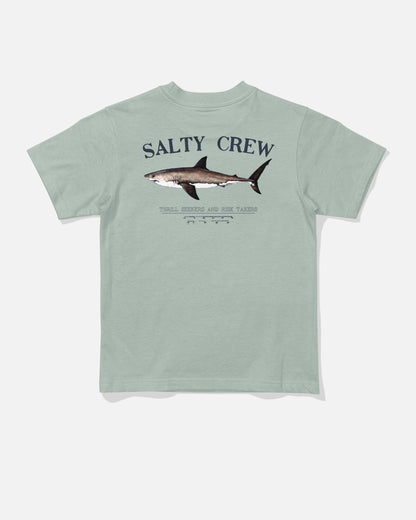 Salty Crew BRUCE TODDLER SS TEE - Aqua Grey