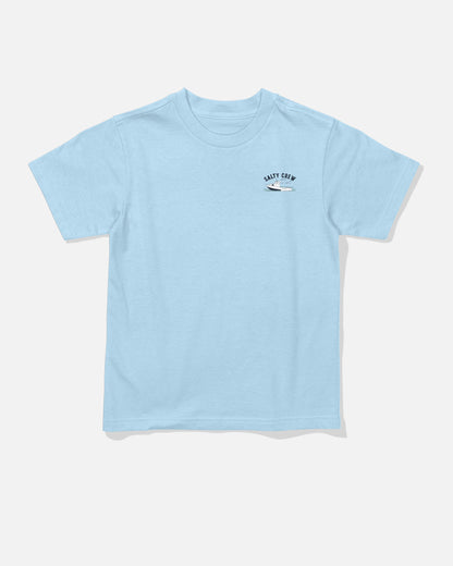 Salty Crew BOAT REPAIR TDDLR SS TEE - Clear Sky