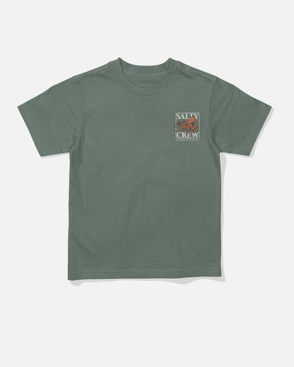Salty Crew INK SLINGER TODDLER SS TEE - Laurel Wreath