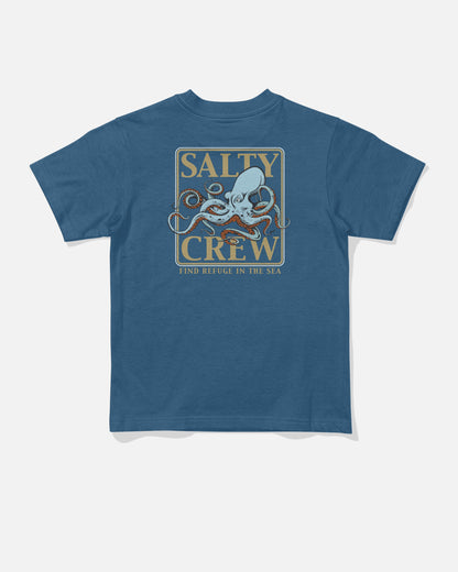 Salty Crew INK SLINGER TODDLER SS TEE - Cast Blue