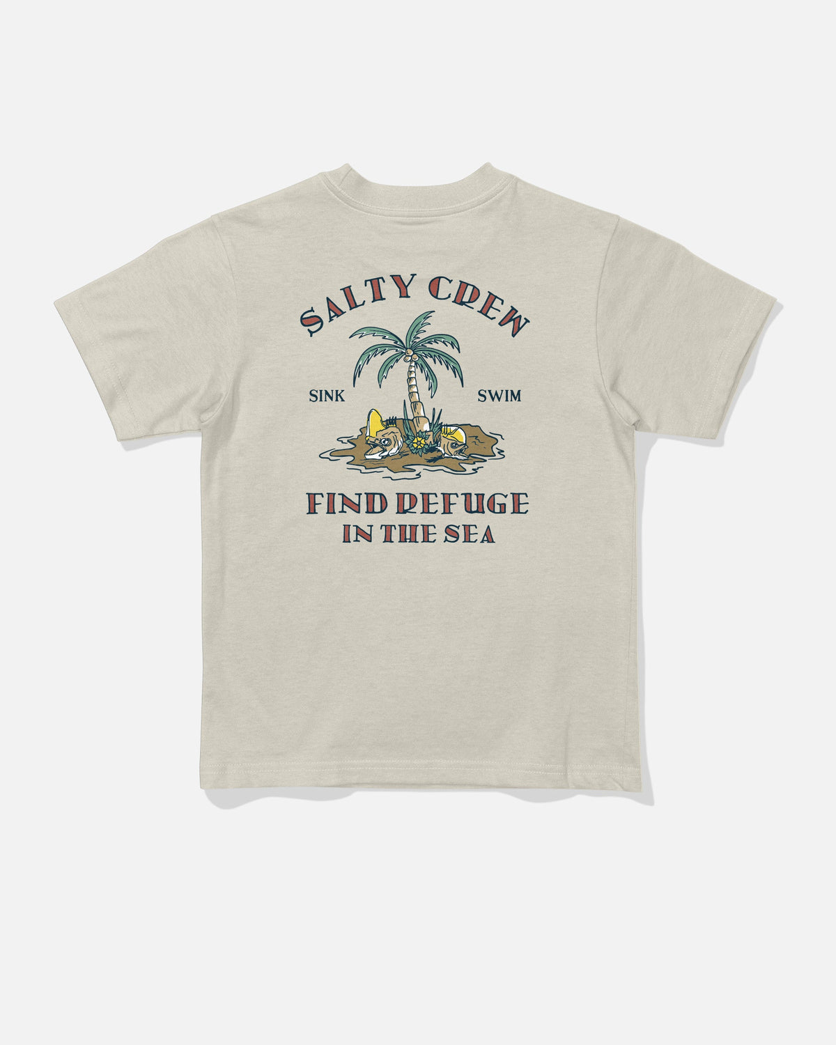 Salty Crew DESERTED TODDLER SS TEE - Bone