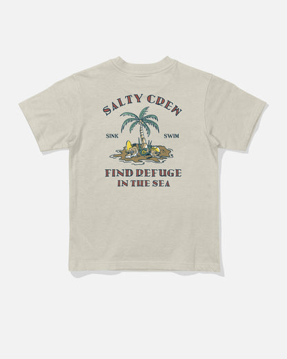 Salty Crew DESERTED TODDLER SS TEE - Bone