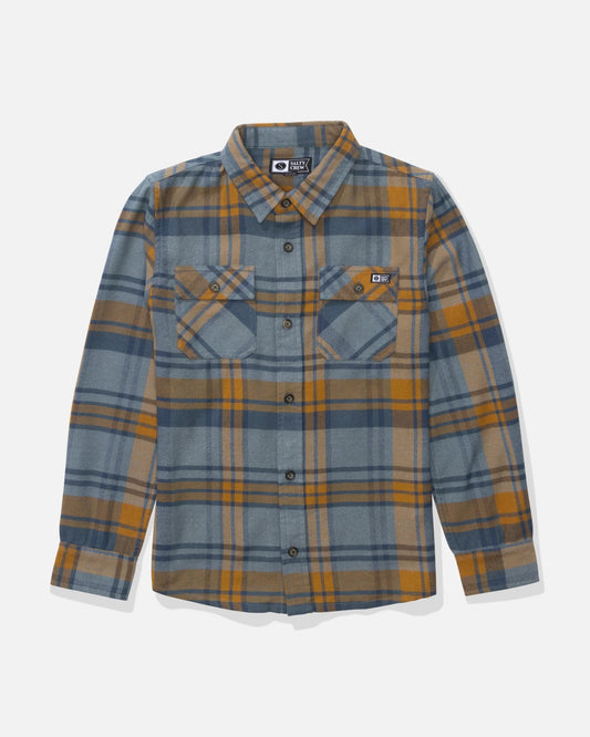 Salty Crew DAYBREAK BOYS FLANNEL - Washed Green