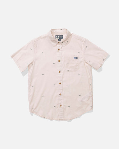 Salty Crew CREW BOYS SS WOVEN - Natural