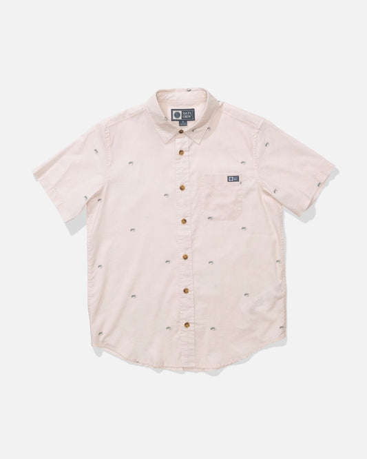 Salty Crew CREW BOYS SS WOVEN - Natural