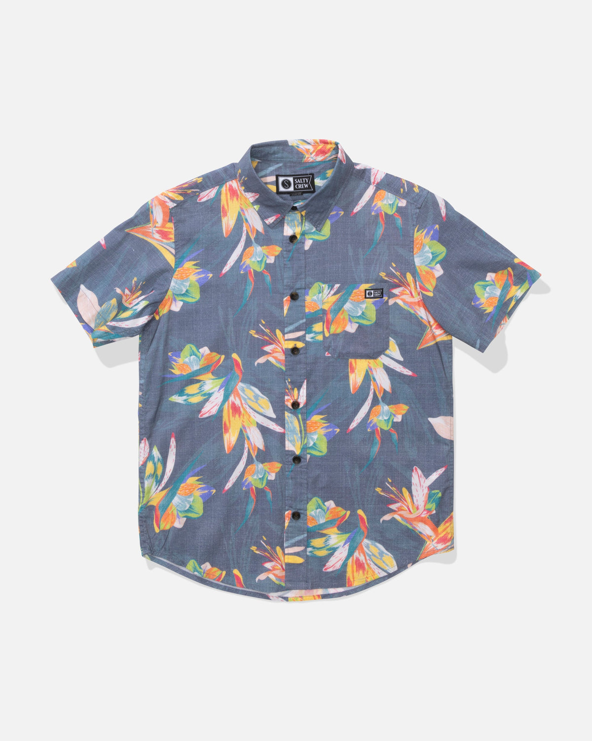 Salty Crew CREW BOYS SS WOVEN - Dark Shadow