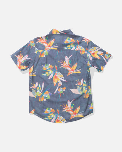Salty Crew CREW BOYS SS WOVEN - Dark Shadow