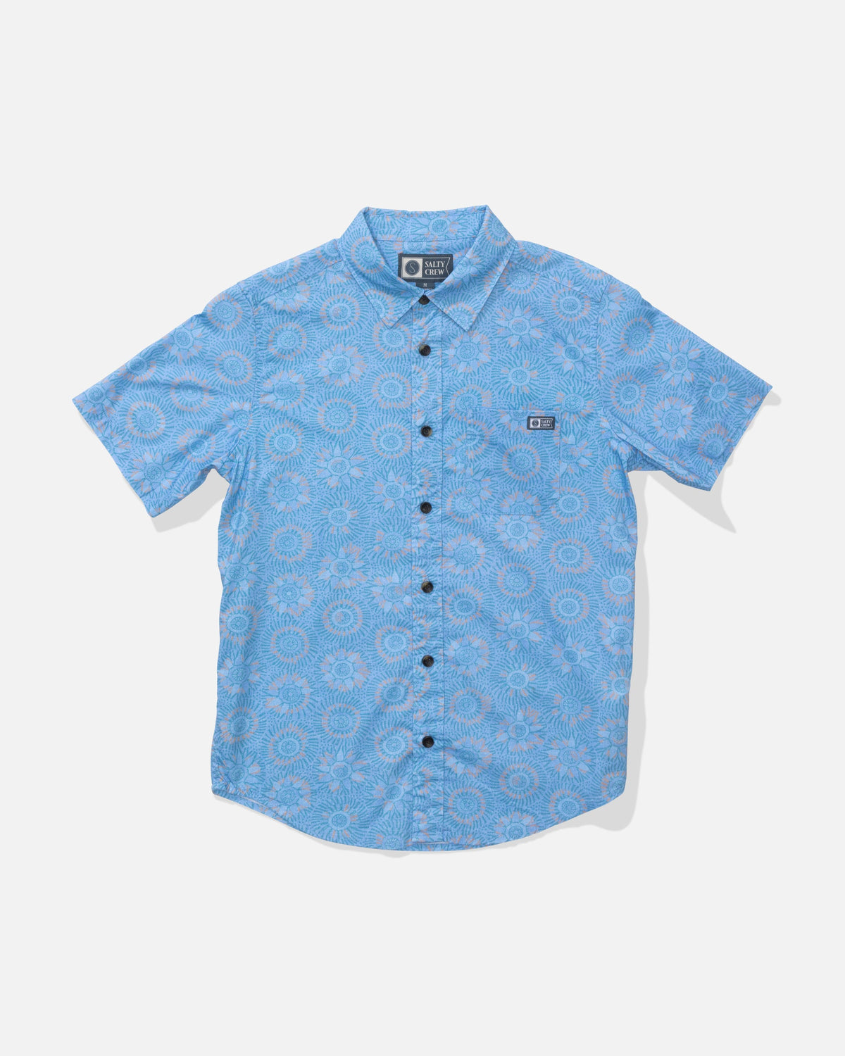 Salty Crew CREW BOYS SS WOVEN - Coast Blue