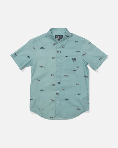 Salty Crew CREW BOYS SS WOVEN - Seaside