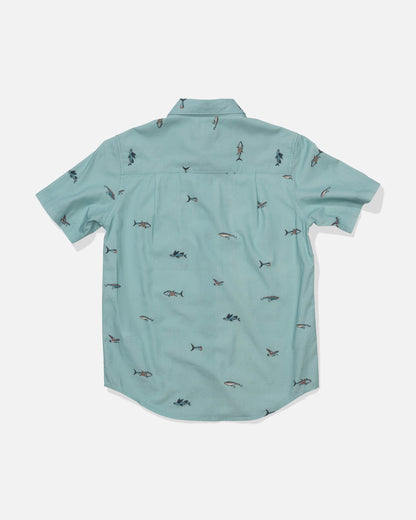 Salty Crew CREW BOYS SS WOVEN - Seaside