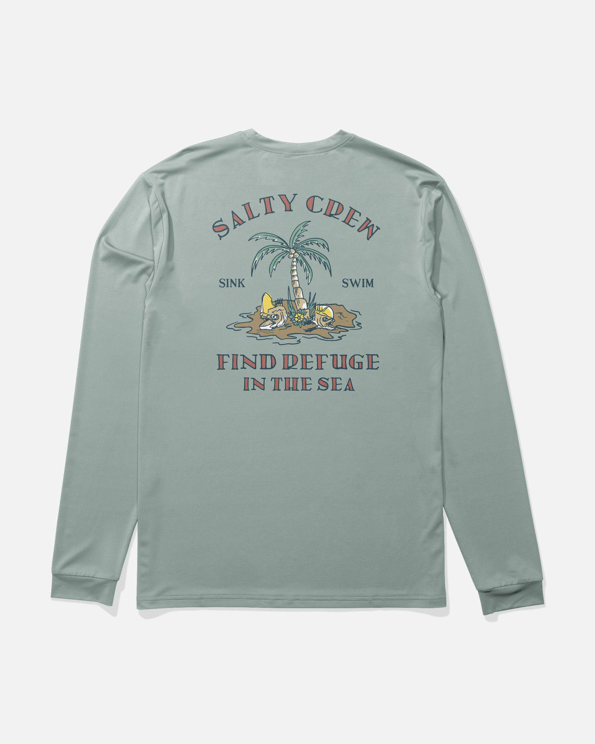 Salty Crew DESERTED BOYS LS SUNSHIRT - Jade