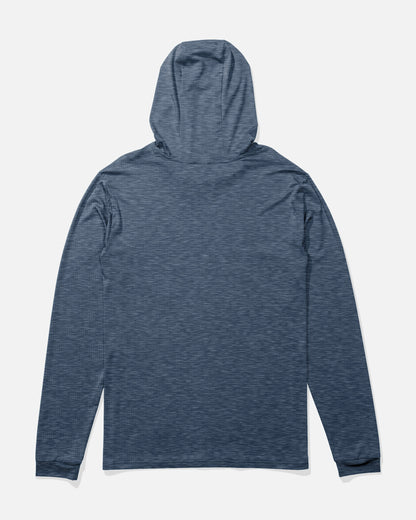Salty Crew RAIL BOYS HOOD SUNSHIRT - Navy Heather