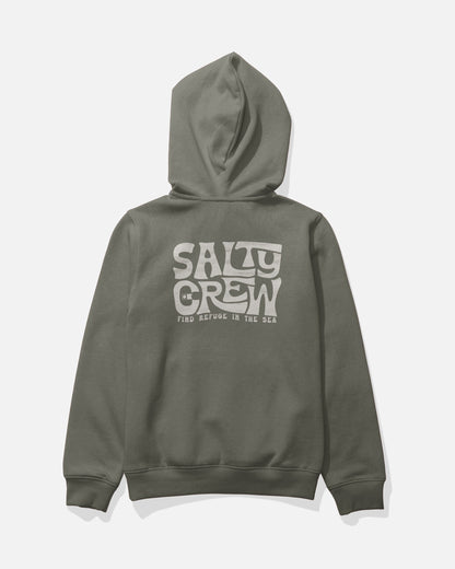 Salty Crew FREESTYLE BOYS FLEECE - Dusty Olive