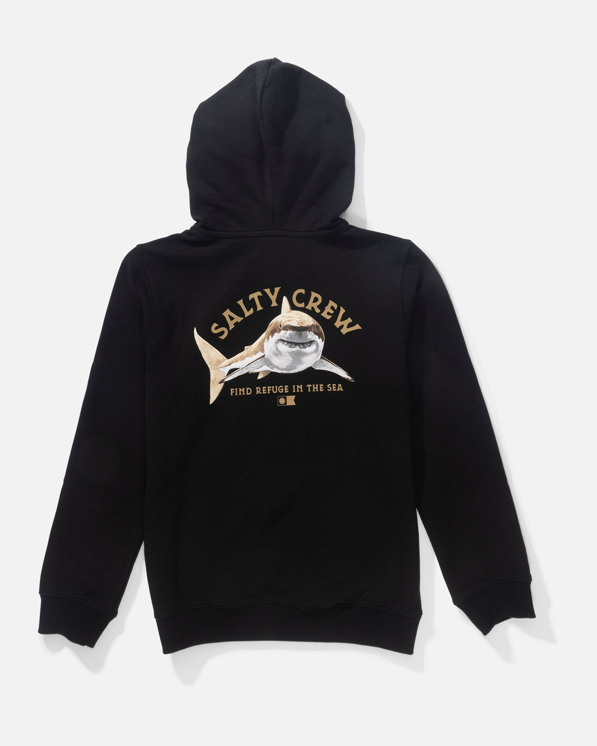 Salty Crew LURKING BOYS FLEECE - Black