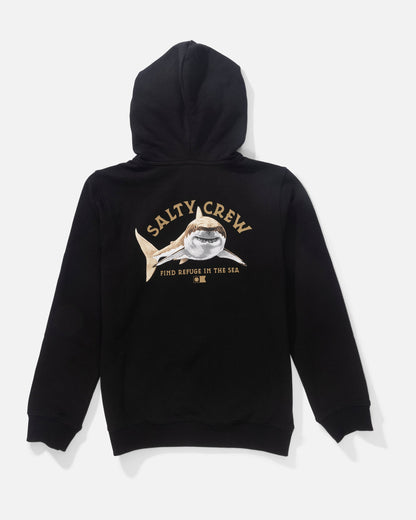 Salty Crew LURKING BOYS FLEECE - Black