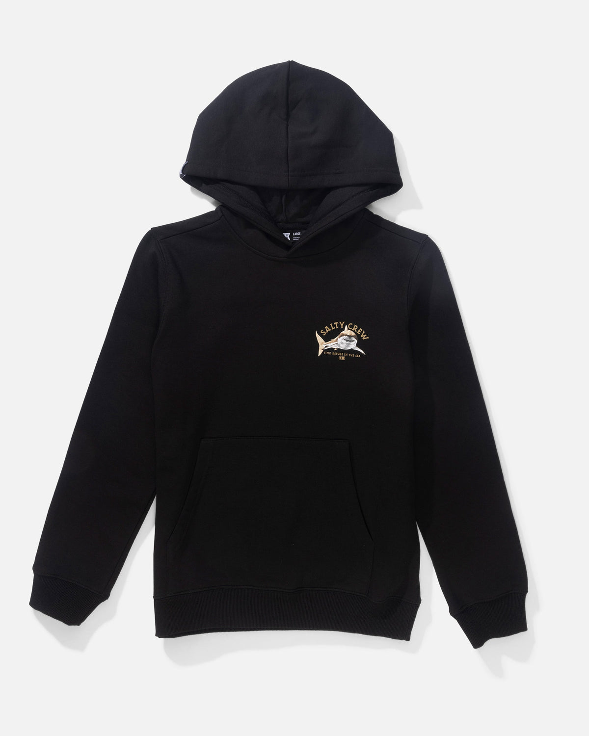 Salty Crew LURKING BOYS FLEECE - Black