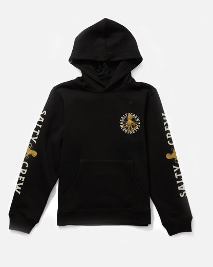 Salty Crew TENTACLES BOYS FLEECE - Black
