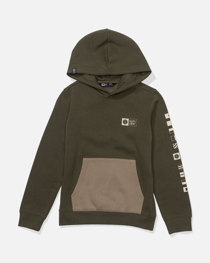 Salty Crew ALPHA CLR BLCK BOY FLEECE - Olive Stone