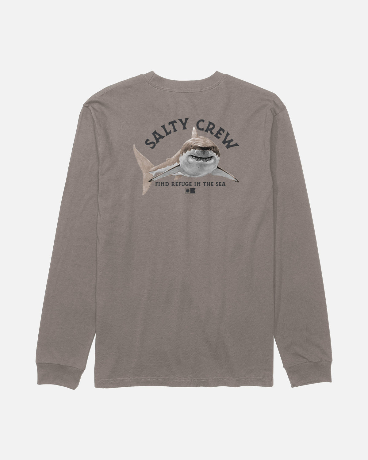 Salty Crew LURKING BOYS LS TEE - Cinder