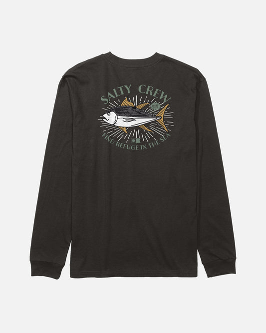 Salty Crew OMAKASE BOYS LS TEE - BLACK