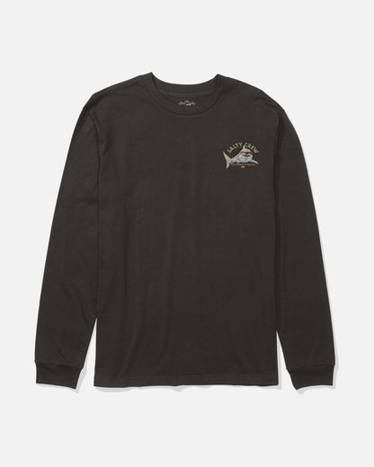 Salty Crew LURKING BOYS LS TEE - Black